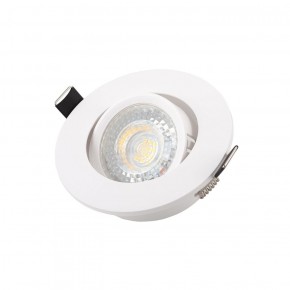 DK3020-WH Встраиваемый светильник, IP 20, 10 Вт, GU5.3, LED, белый, пластик в Заречном - zarechnyy.ok-mebel.com | фото 3