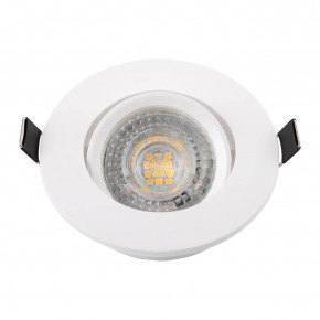 DK3020-WH Встраиваемый светильник, IP 20, 10 Вт, GU5.3, LED, белый, пластик в Заречном - zarechnyy.ok-mebel.com | фото 4