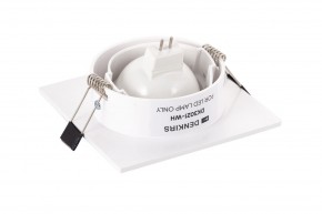 DK3021-WH Встраиваемый светильник, IP 20, 10 Вт, GU5.3, LED, белый, пластик в Заречном - zarechnyy.ok-mebel.com | фото 4