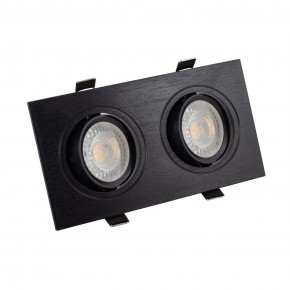 DK3022-BK Встраиваемый светильник, IP 20, 10 Вт, GU5.3, LED, черный, пластик в Заречном - zarechnyy.ok-mebel.com | фото