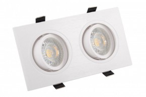 DK3022-WH Встраиваемый светильник, IP 20, 10 Вт, GU5.3, LED, белый, пластик в Заречном - zarechnyy.ok-mebel.com | фото