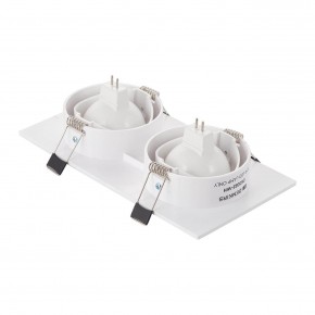 DK3022-WH Встраиваемый светильник, IP 20, 10 Вт, GU5.3, LED, белый, пластик в Заречном - zarechnyy.ok-mebel.com | фото 3