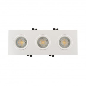 DK3023-WH Встраиваемый светильник, IP 20, 10 Вт, GU5.3, LED, белый, пластик в Заречном - zarechnyy.ok-mebel.com | фото