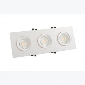DK3023-WH Встраиваемый светильник, IP 20, 10 Вт, GU5.3, LED, белый, пластик в Заречном - zarechnyy.ok-mebel.com | фото 2