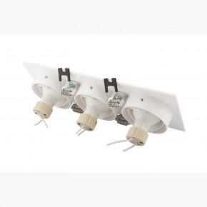 DK3023-WH Встраиваемый светильник, IP 20, 10 Вт, GU5.3, LED, белый, пластик в Заречном - zarechnyy.ok-mebel.com | фото 4