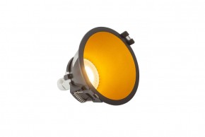 DK3026-BG Встраиваемый светильник, IP 20, 10 Вт, GU5.3, LED, черный/золотой, пластик в Заречном - zarechnyy.ok-mebel.com | фото 3