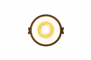 DK3026-BG Встраиваемый светильник, IP 20, 10 Вт, GU5.3, LED, черный/золотой, пластик в Заречном - zarechnyy.ok-mebel.com | фото 2