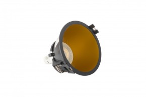 DK3026-BG Встраиваемый светильник, IP 20, 10 Вт, GU5.3, LED, черный/золотой, пластик в Заречном - zarechnyy.ok-mebel.com | фото 4