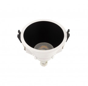 DK3026-WB Встраиваемый светильник, IP 20, 10 Вт, GU5.3, LED, белый/черный, пластик в Заречном - zarechnyy.ok-mebel.com | фото 2