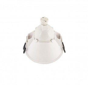 DK3026-WG Встраиваемый светильник, IP 20, 10 Вт, GU5.3, LED, белый/золотой, пластик в Заречном - zarechnyy.ok-mebel.com | фото 3