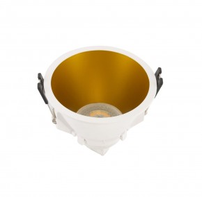 DK3026-WG Встраиваемый светильник, IP 20, 10 Вт, GU5.3, LED, белый/золотой, пластик в Заречном - zarechnyy.ok-mebel.com | фото 2