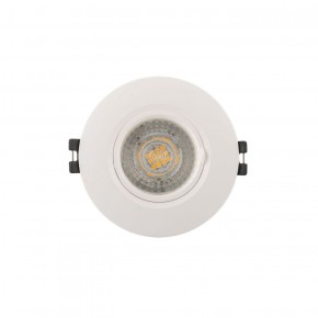 DK3028-WH Встраиваемый светильник, IP 20, 10 Вт, GU5.3, LED, белый, пластик в Заречном - zarechnyy.ok-mebel.com | фото 1