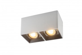 DK3035-WB Светильник накладной IP 20, 10 Вт, GU5.3, LED, белый/черный, пластик в Заречном - zarechnyy.ok-mebel.com | фото
