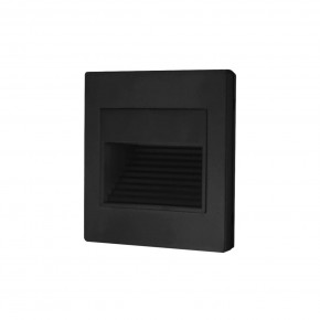 DK3050-BK Светильник встраиваемый в стену, IP 20, LED 3000, 1 Вт, черный пластик в Заречном - zarechnyy.ok-mebel.com | фото