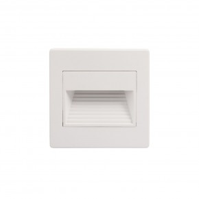 DK3050-WH Светильник встраиваемый в стену, IP 20, LED 3000, 1 Вт, белый, пластик в Заречном - zarechnyy.ok-mebel.com | фото 3