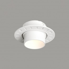 DK3056-WH Встраиваемый светильник под шпатлевку, IP20, до 15 Вт, LED, GU5,3, белый, пластик в Заречном - zarechnyy.ok-mebel.com | фото 1