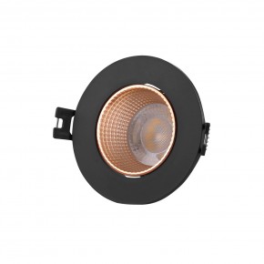 DK3061-BBR Встраиваемый светильник, IP 20, 10 Вт, GU5.3, LED, черный/бронзовый, пластик в Заречном - zarechnyy.ok-mebel.com | фото