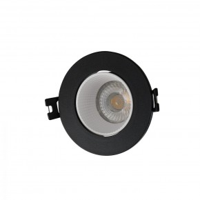 DK3061-BK+WH Встраиваемый светильник, IP 20, 10 Вт, GU5.3, LED, черный/белый, пластик в Заречном - zarechnyy.ok-mebel.com | фото