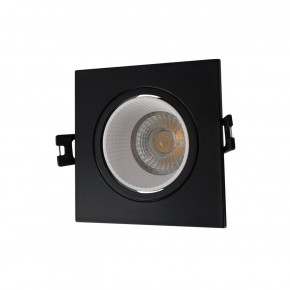 DK3071-BK+WH Встраиваемый светильник, IP 20, 10 Вт, GU5.3, LED, черный/белый, пластик в Заречном - zarechnyy.ok-mebel.com | фото