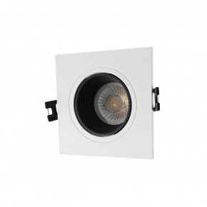 DK3071-WH+BK Встраиваемый светильник, IP 20, 10 Вт, GU5.3, LED, белый/черный, пластик в Заречном - zarechnyy.ok-mebel.com | фото 1