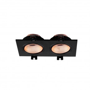 DK3072-BBR Встраиваемый светильник, IP 20, 10 Вт, GU5.3, LED, черный/бронзовый, пластик в Заречном - zarechnyy.ok-mebel.com | фото 2
