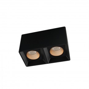 DK3085-BK+BR Светильник накладной IP 20, 10 Вт, GU5.3, LED, черный/бронзовый, пластик в Заречном - zarechnyy.ok-mebel.com | фото