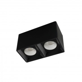 DK3085-BK+CH Светильник накладной IP 20, 10 Вт, GU5.3, LED, черный/хром, пластик в Заречном - zarechnyy.ok-mebel.com | фото