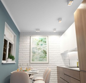 DK3085-WH+BR Светильник накладной IP 20, 10 Вт, GU5.3, LED, белый/бронзовый, пластик в Заречном - zarechnyy.ok-mebel.com | фото 2