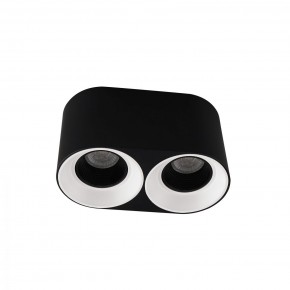 DK3096-BW+BK Светильник накладной IP 20, 10 Вт, GU5.3, LED, черно-белый/черный, пластик в Заречном - zarechnyy.ok-mebel.com | фото