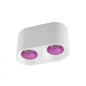 DK3096-WH+PI Светильник накладной IP 20, 10 Вт, GU5.3, LED, белый/розовый, пластик в Заречном - zarechnyy.ok-mebel.com | фото