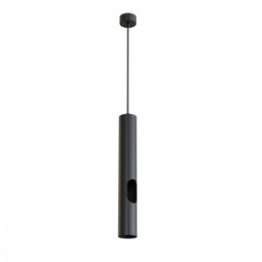 DK4045-BK Подвесной светильник, с декоративным вырезом, IP 20, до 15 Вт, LED, GU10, черный, алюминий в Заречном - zarechnyy.ok-mebel.com | фото