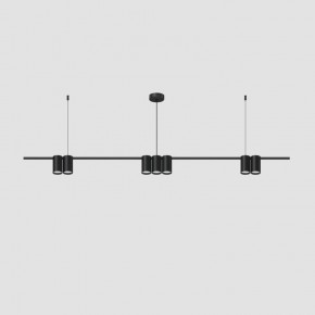 DK4063-BK Подвесной светильник ORBIT, IP20, 7xGU10 LED до 15 Вт, черный матовый, алюминий в Заречном - zarechnyy.ok-mebel.com | фото 2