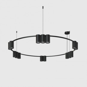 DK4067-BK Подвесной светильник ORBIT, IP20, 15xGU10 LED до 15 Вт, черный матовый, алюминий в Заречном - zarechnyy.ok-mebel.com | фото 2