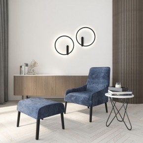 DK5035-BK Бра ROUND со светодиодом, IP20, 24W, 3000/4000/6500K, черный, алюминий в Заречном - zarechnyy.ok-mebel.com | фото 8