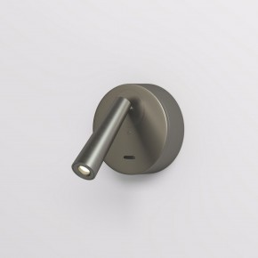 DK5072-DN Бра SHINE WALL со светодиодом, D104*H68, IP20, 3000К, 3W, RA?90, темный никель, алюминий в Заречном - zarechnyy.ok-mebel.com | фото