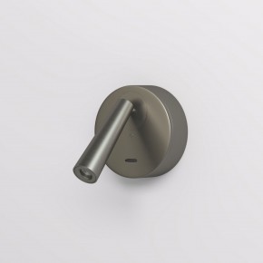 DK5072-DN Бра SHINE WALL со светодиодом, D104*H68, IP20, 3000К, 3W, RA?90, темный никель, алюминий в Заречном - zarechnyy.ok-mebel.com | фото 2