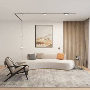 DK5072-DN Бра SHINE WALL со светодиодом, D104*H68, IP20, 3000К, 3W, RA?90, темный никель, алюминий в Заречном - zarechnyy.ok-mebel.com | фото 5