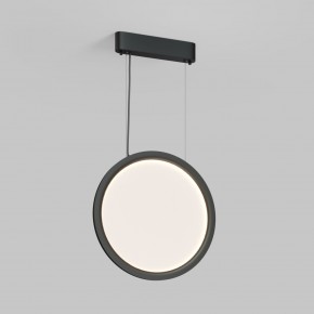 DK6604-BK Подвесной вертикальный светильник Veil со светодиодом H1500 d450 220V 36W 3000-6000K IP20 черный алюминий в Заречном - zarechnyy.ok-mebel.com | фото