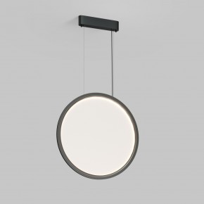 DK6606-BK Подвесной вертикальный светильник Veil со светодиодом H1700 d600 220V 48W 3000-6000K IP20 черный алюминий в Заречном - zarechnyy.ok-mebel.com | фото 3