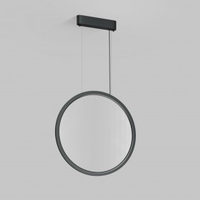 DK6606-BK Подвесной вертикальный светильник Veil со светодиодом H1700 d600 220V 48W 3000-6000K IP20 черный алюминий в Заречном - zarechnyy.ok-mebel.com | фото 4