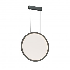 DK6606-BK Подвесной вертикальный светильник Veil со светодиодом H1700 d600 220V 48W 3000-6000K IP20 черный алюминий в Заречном - zarechnyy.ok-mebel.com | фото 5