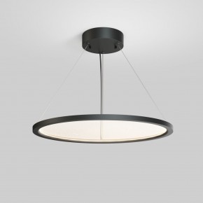 DK6616-BK Подвесной горизонтальный светильник Veil со светодиодом H900 d600 220V 48W 3000-6000K IP20 черный алюминий в Заречном - zarechnyy.ok-mebel.com | фото