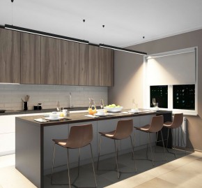 DK9154-BK Линейный светильник 42W 1500mm 4000K, черный в Заречном - zarechnyy.ok-mebel.com | фото 5