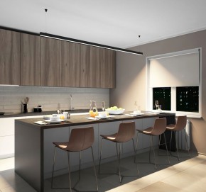 DK9254-BK Линейный светильник 62W 2500mm 4000K, черный в Заречном - zarechnyy.ok-mebel.com | фото 5
