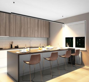 DK9303-BK Линейный светильник 72W 3000mm 3000K, черный в Заречном - zarechnyy.ok-mebel.com | фото 5