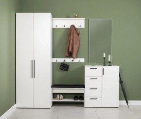 ЭЙР прихожая (модульная) Белый Шагрень в Заречном - zarechnyy.ok-mebel.com | фото