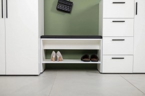 ЭЙР прихожая (модульная) Белый Шагрень в Заречном - zarechnyy.ok-mebel.com | фото 23