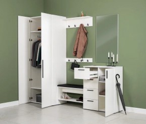 ЭЙР прихожая (модульная) Белый Шагрень в Заречном - zarechnyy.ok-mebel.com | фото 27