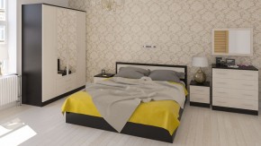 Фиеста Кровать 1800, цвет венге/дуб лоредо, ШхГхВ 183,5х203,5х80 см., сп.м. 1800х2000 мм., без матраса, основание есть в Заречном - zarechnyy.ok-mebel.com | фото 5