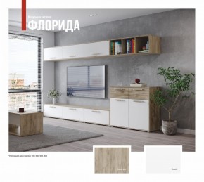 ФЛОРИДА Гостиная (модульная) дуб серый/белый в Заречном - zarechnyy.ok-mebel.com | фото